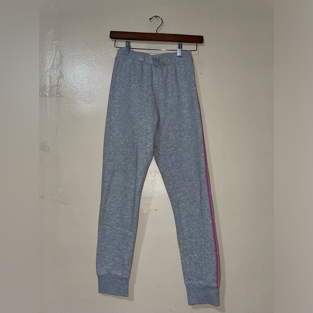 Gray pants with a rainbow in the left side from Place